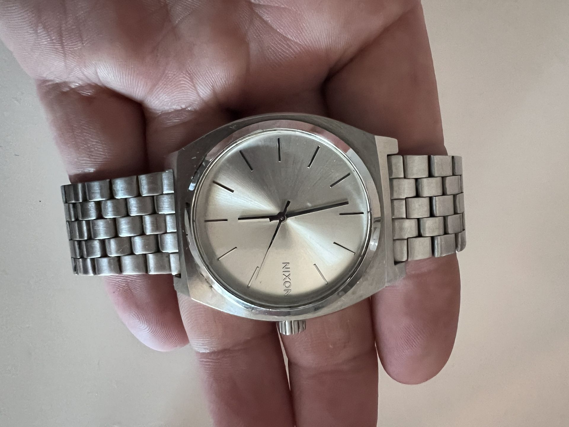 Nixon Time Teller Silver