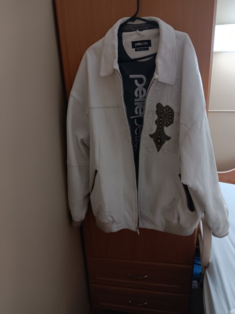 Mens Leather Pelle Pelle Coat For Sale