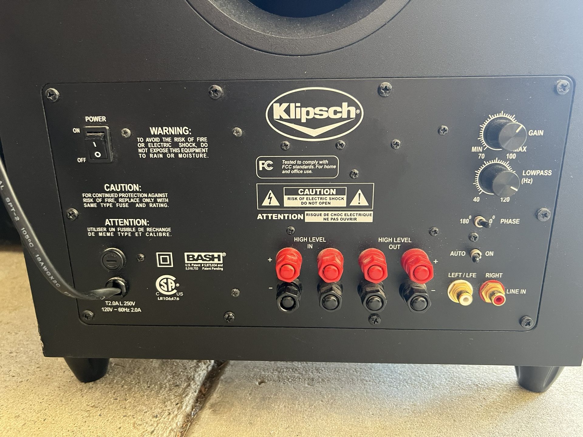 JBL Speakers, Klipsch Subwoofer, Home Theatre for Sale in Riverside, CA