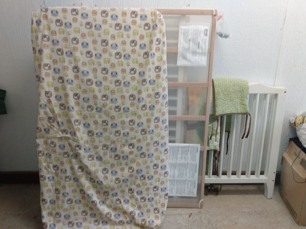 IKEA CRIB/Mattress/Changing Table