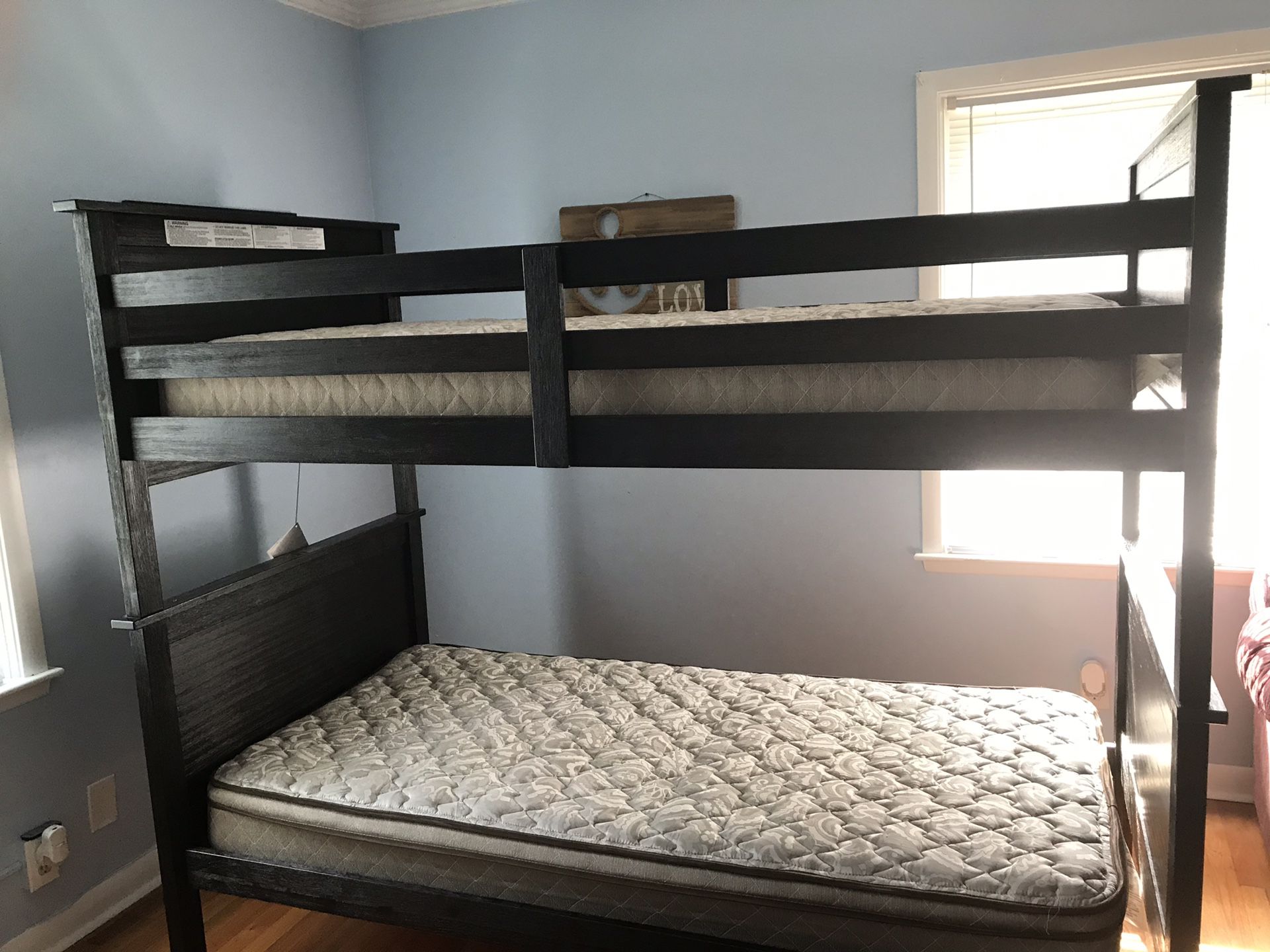 Brand New Bunk bed and single twin bed $350 EACH Includes mattress New