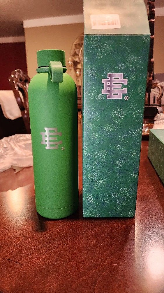 Green Insulated Water Bottle by Eric Emanuel EE