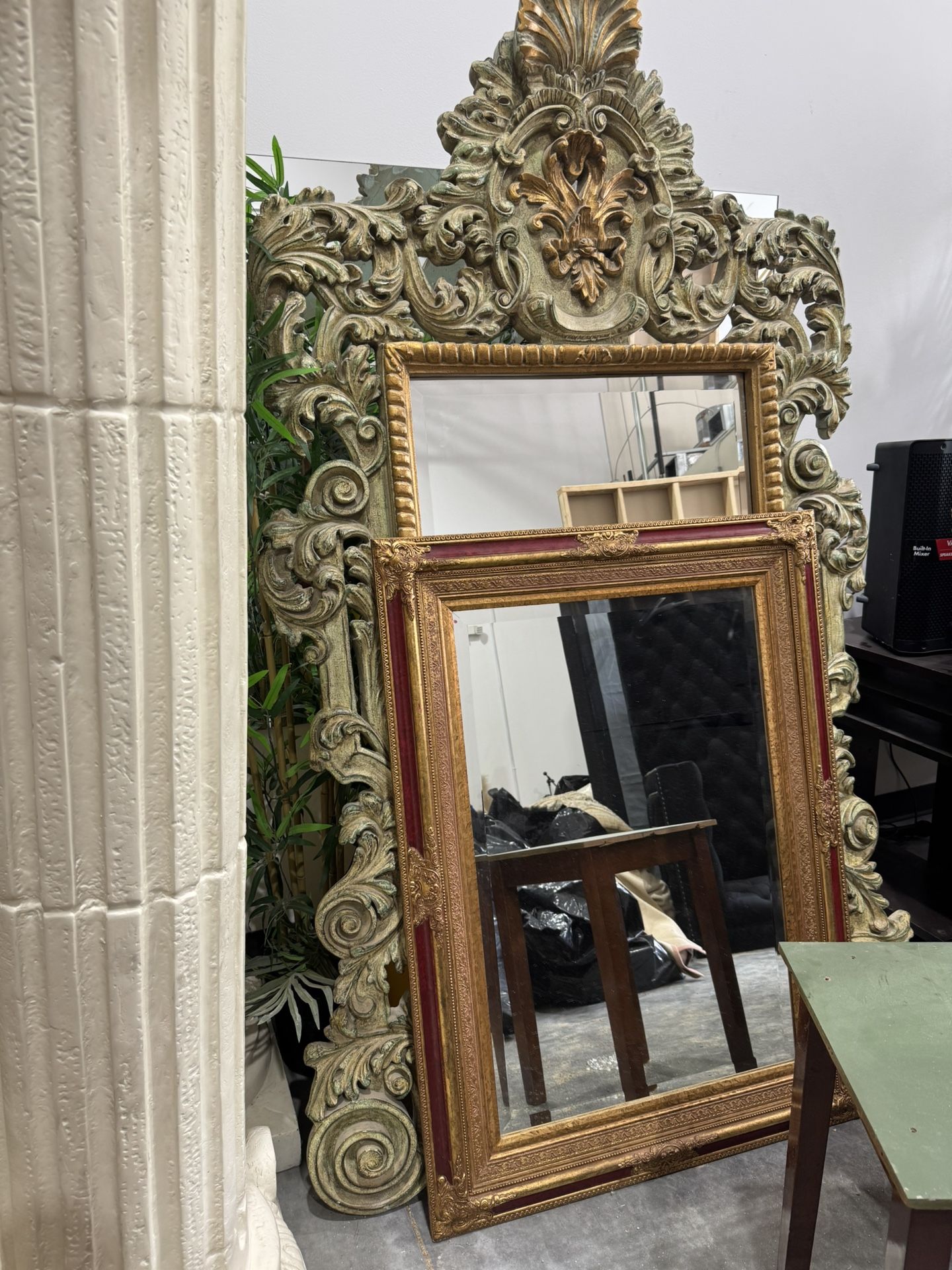 Large Antique Mirror 