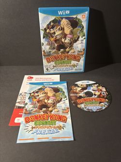 Donkey Kong Country: Tropical Freeze (Nintendo Wii U, 2014) CIB