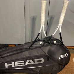 Head Speed Tennis Racquets And Bag
