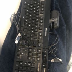 Corsair K50 Keyboard With Corsair Mouse
