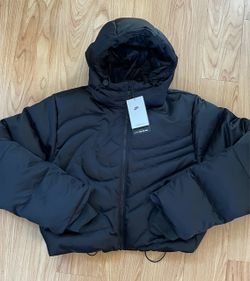 🔥🔥Nike Sportswear Swoosh Series Women’s Therma-FIT Oversized Down Puffer Black Jacket - Size Small