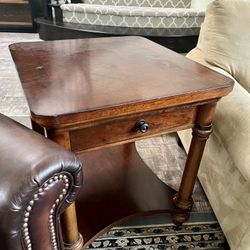 Bassett Solid Wood End Side Table