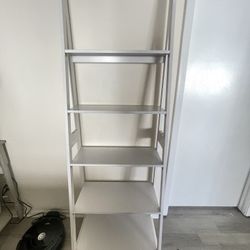 White Ladder Style Bookcase 