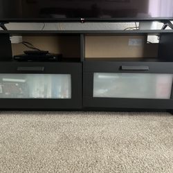 Ikea Black TV Stand