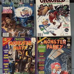 Vintage Cracked Monster & Monster Party Magazines $20 for All