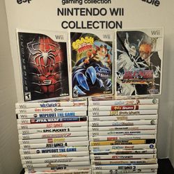NINTENDO WII COLLECTION FOR SALE OR TRADE