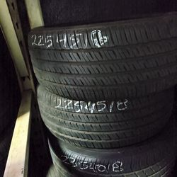 Pair 225/45/18 Michelin
