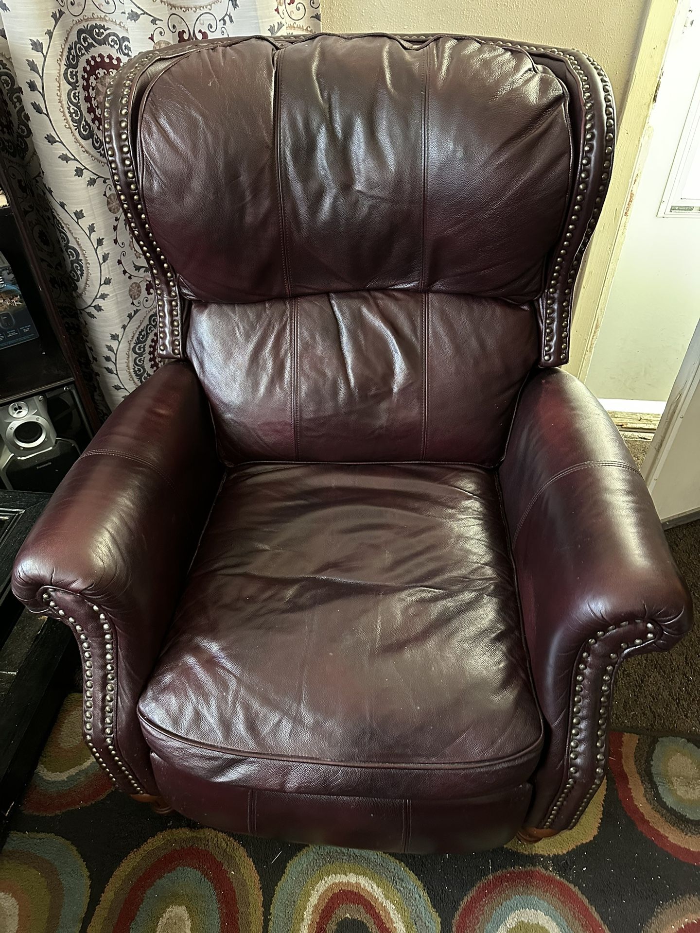 Leather SofA And Chair 