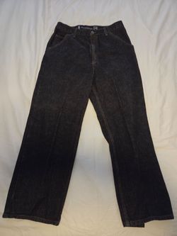 Levis Stovepipe Dark Wash Wide Leg Jeans