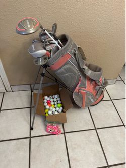 Used top Flite Ladies flex graphite shaft 8 PCs Women’s club set.