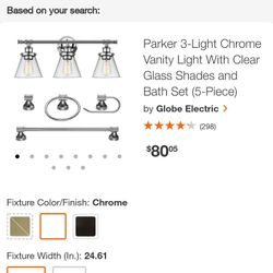 Globe 5 Piece Bath Set