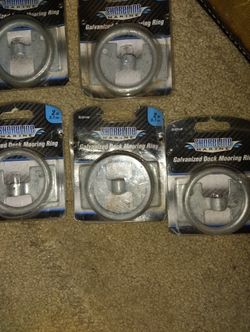Shoreline Marine Galvanized Doc Moorin Ring For Boats