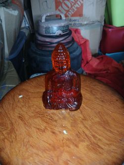 Buddha glass figurine