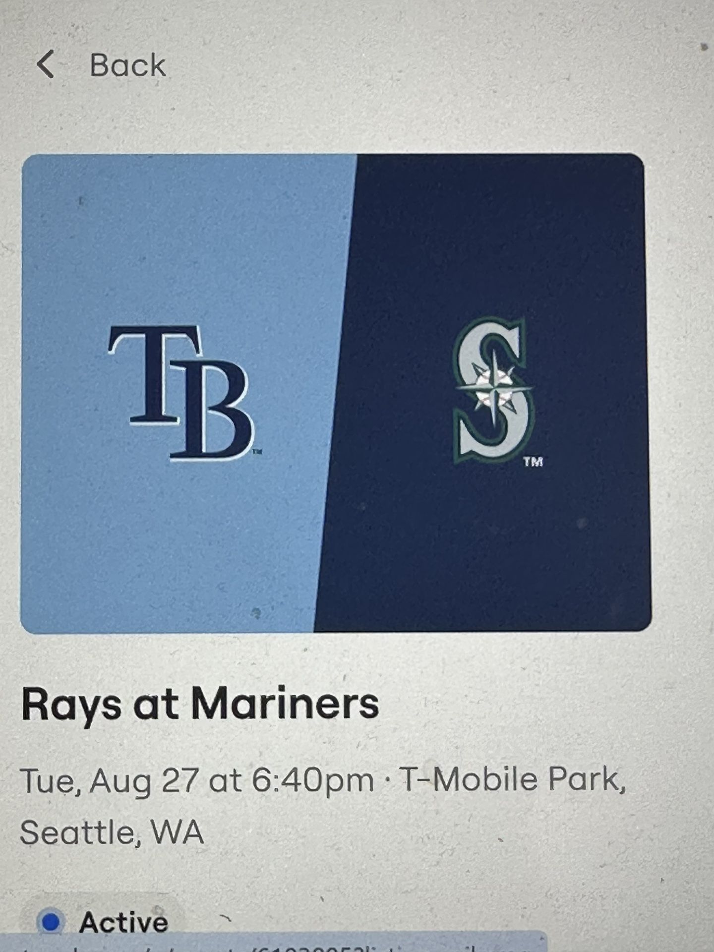 Mariners Vs Tampa