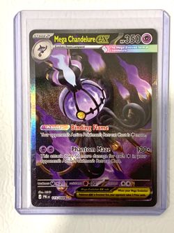Mega chandelure SIR pokemon Pitch black