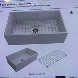 Bocchi 33x19x10 Deep Farmhouse Sink