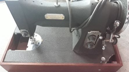 White sewing machine