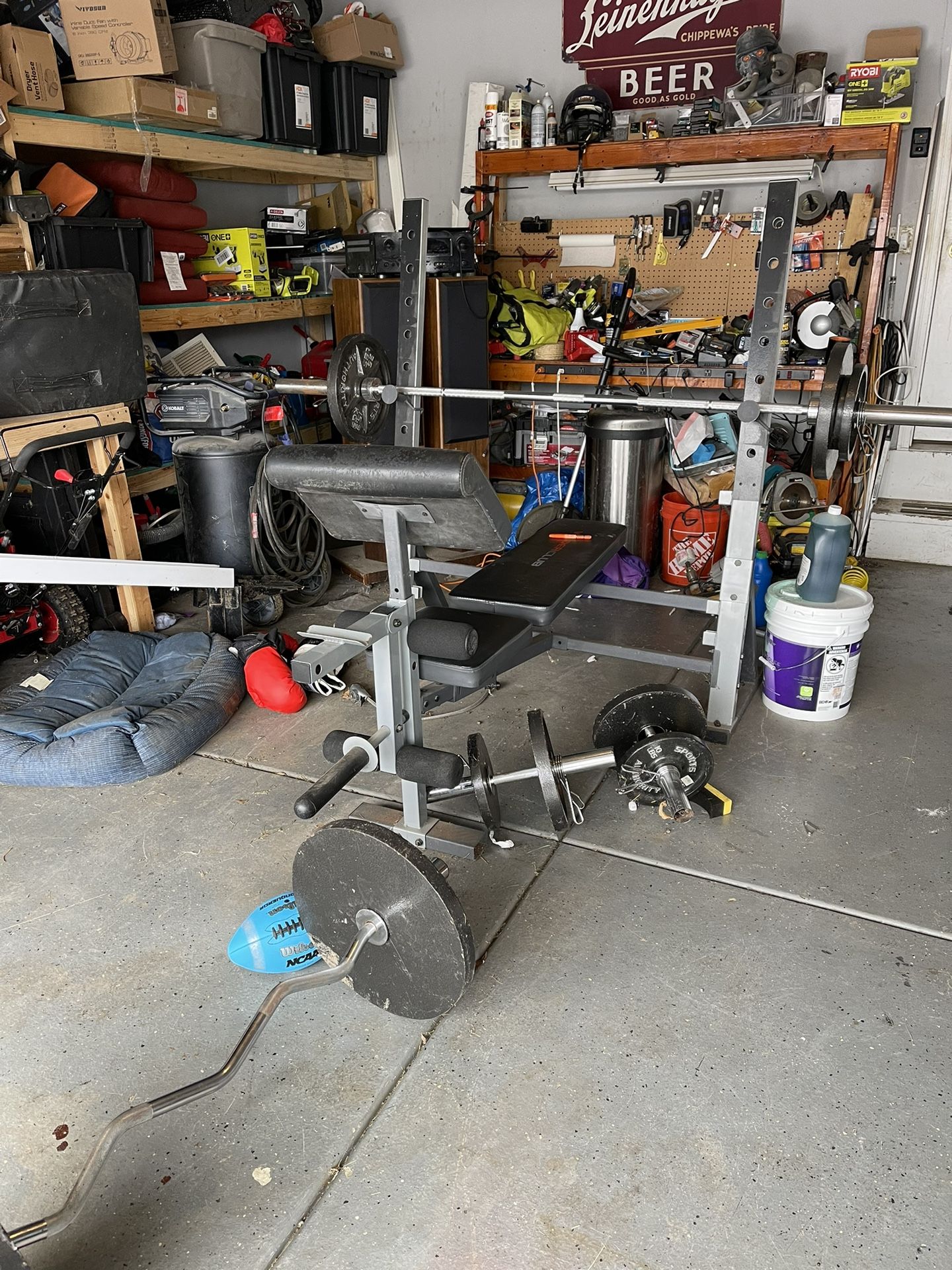 Olympic Weight Set And Bench