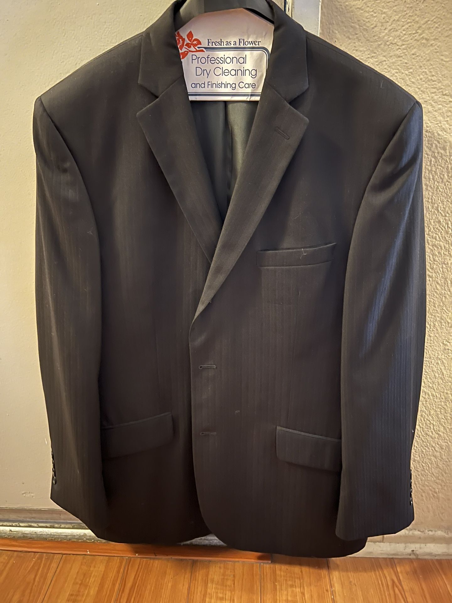 Claiborne Men’s Black Suit Jacket Size 44 Regular