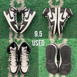 Jordan 1 Retro High 85 Black White Size: 9.5