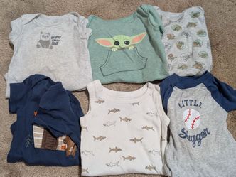 Baby Boy Onesie Bundle – 6 Pieces