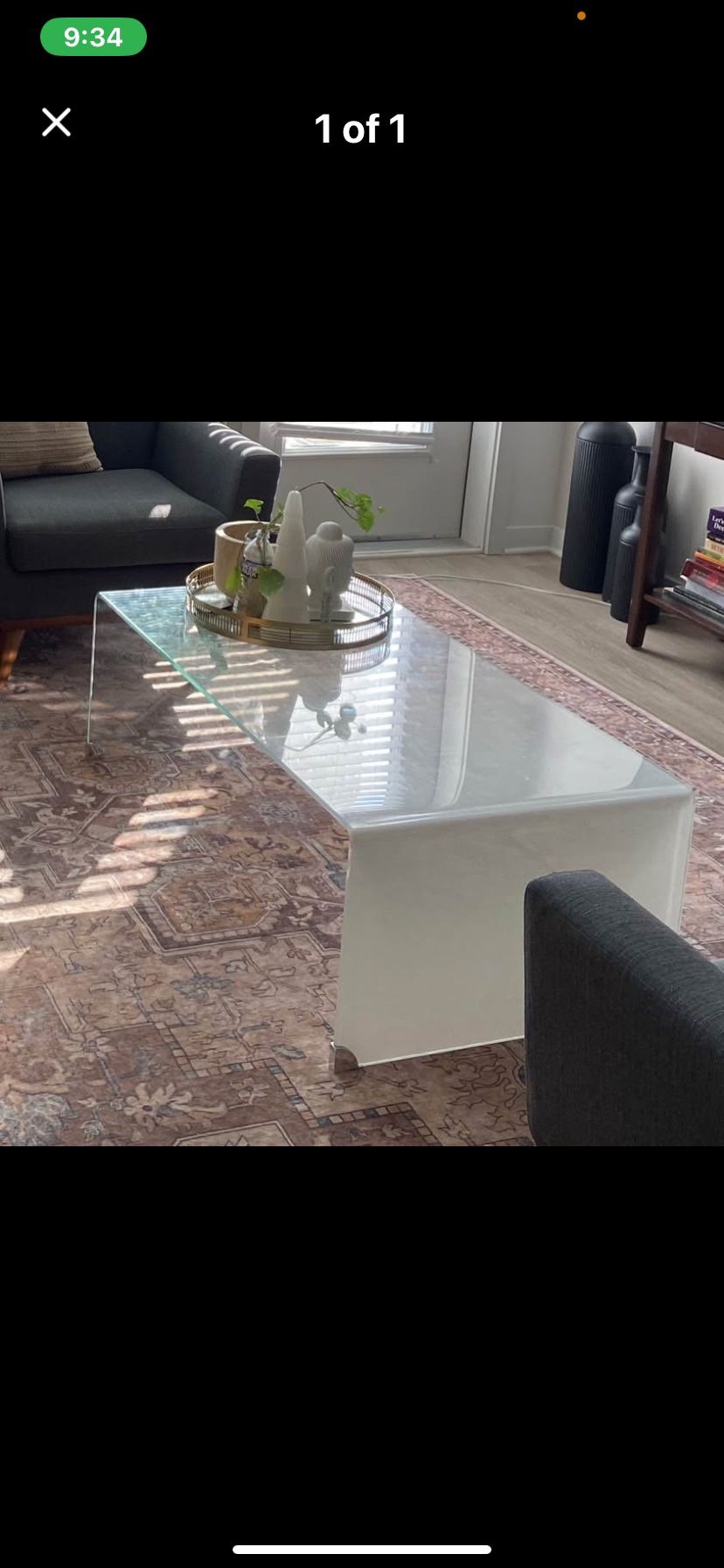 Strong Solid Glass Table