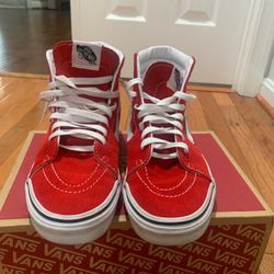 Red Hightop Vans