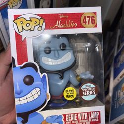 Funko Pop Disney Aladdin Genie With Lamp Glow In The Dark Specialty Series