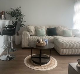 White couch