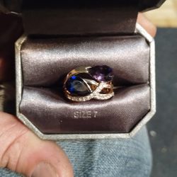 Blue And Purple Ring