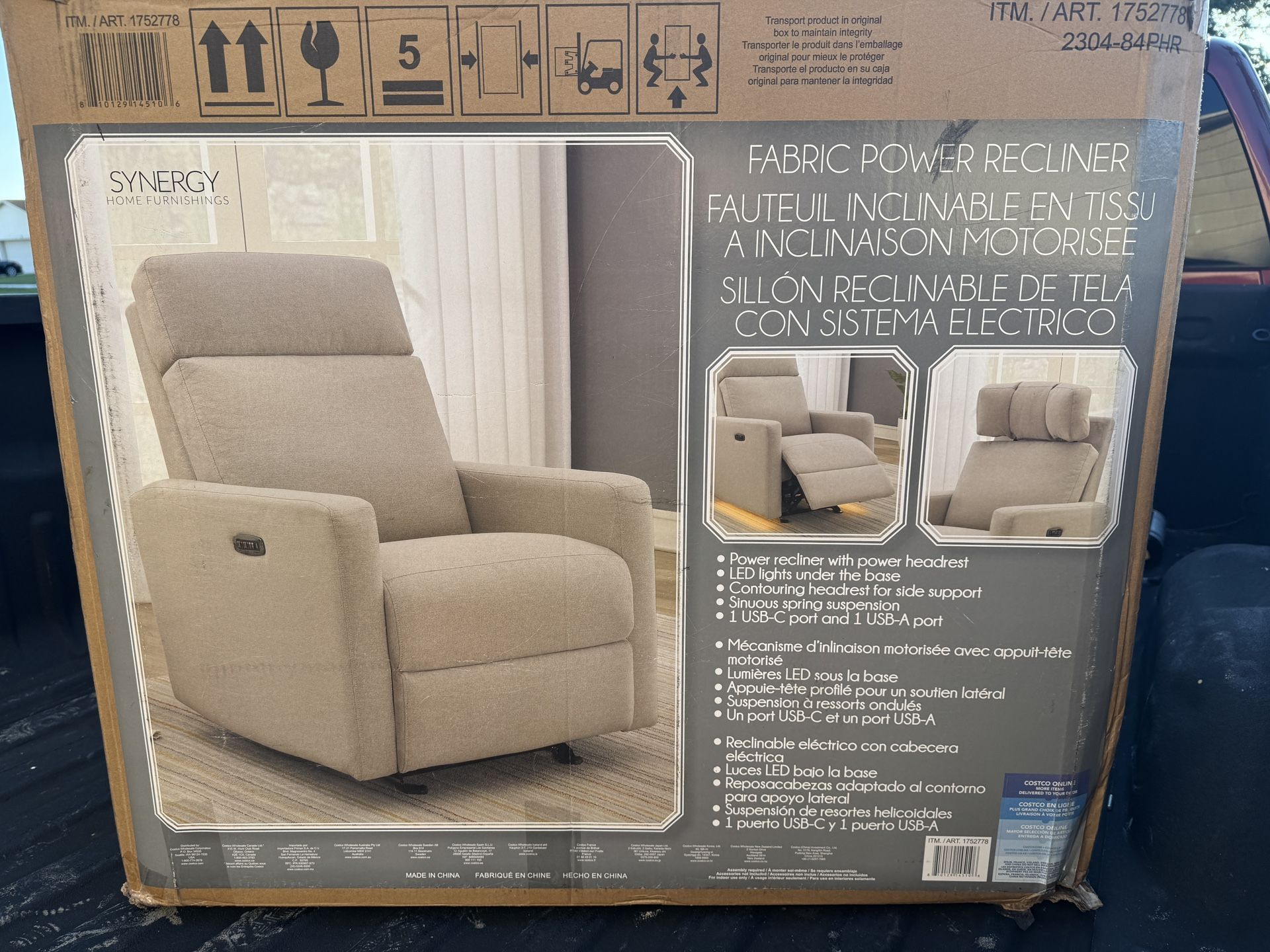 Synergy Electric Recliner 