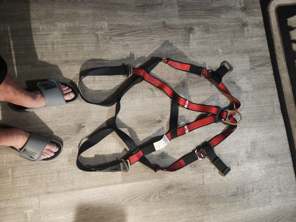 large full body d ring safety harness