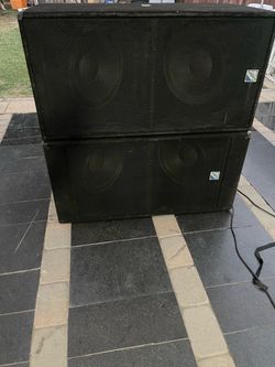 Cantora Pro 18" Subwoofer Cabinets with Eminence Drivers