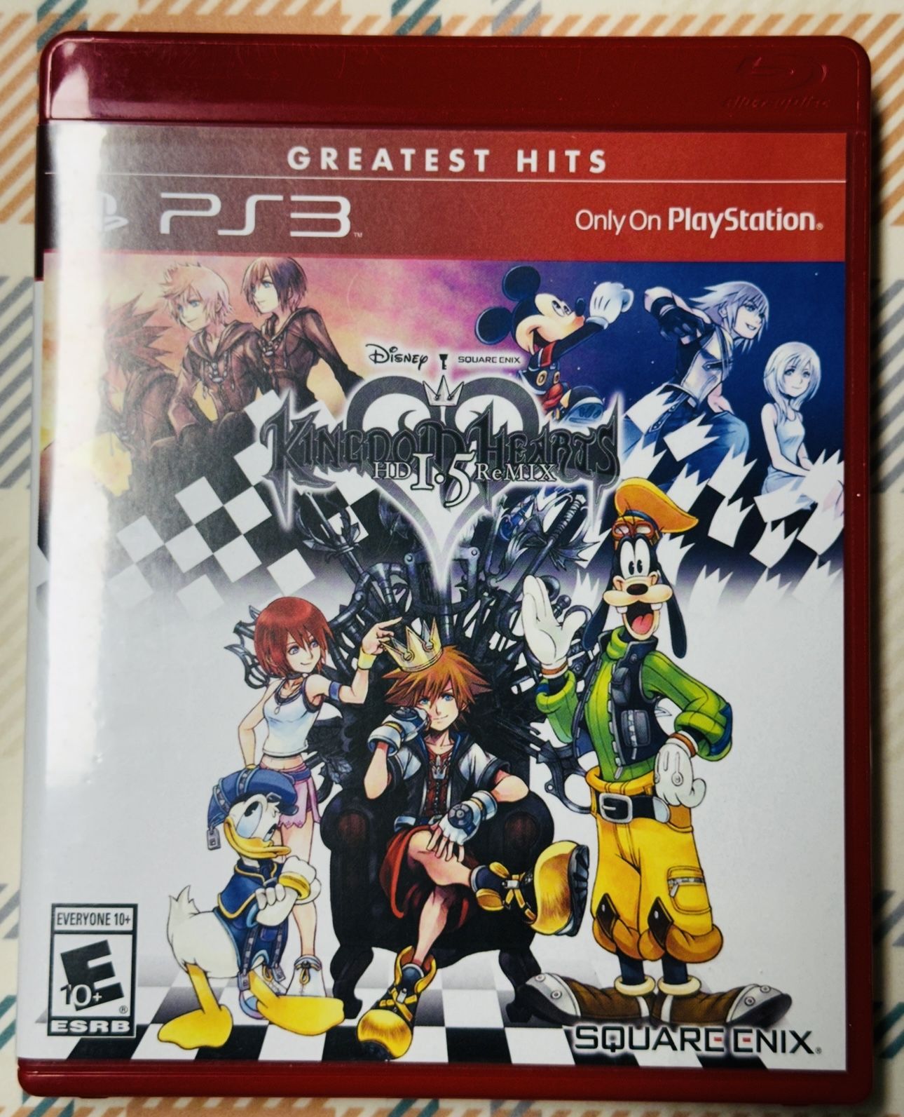 Kingdom Hearts HD 1.5 Remix Sony PlayStation 3 Tested/Works With Manual