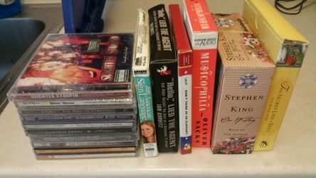 Cd compact disc collection 6 books and 10 audio