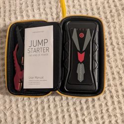 Portable Car Battery Jump Starter Kit