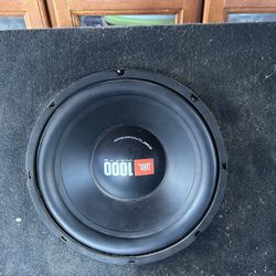 JBL 10” Subwoofer w/ Box – Ready to Use 