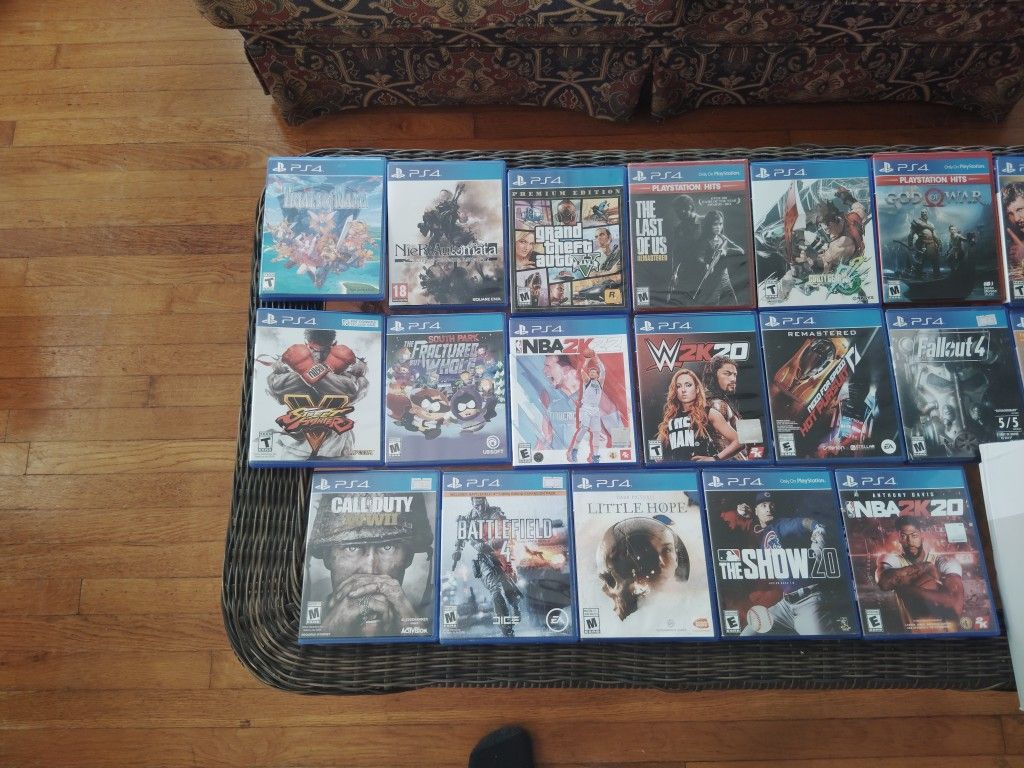 PS4 Video Games, 8-bitDo arcade Stick, 8-bitDo Genesis Controller