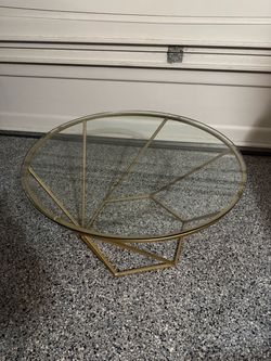 Gold small coffee table new