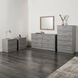 Dresser, chest and 2 nightstands - Cómoda, Gavetero y 2 mesitas de noche