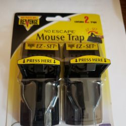 New No Escape Mouse Traps Ez Set