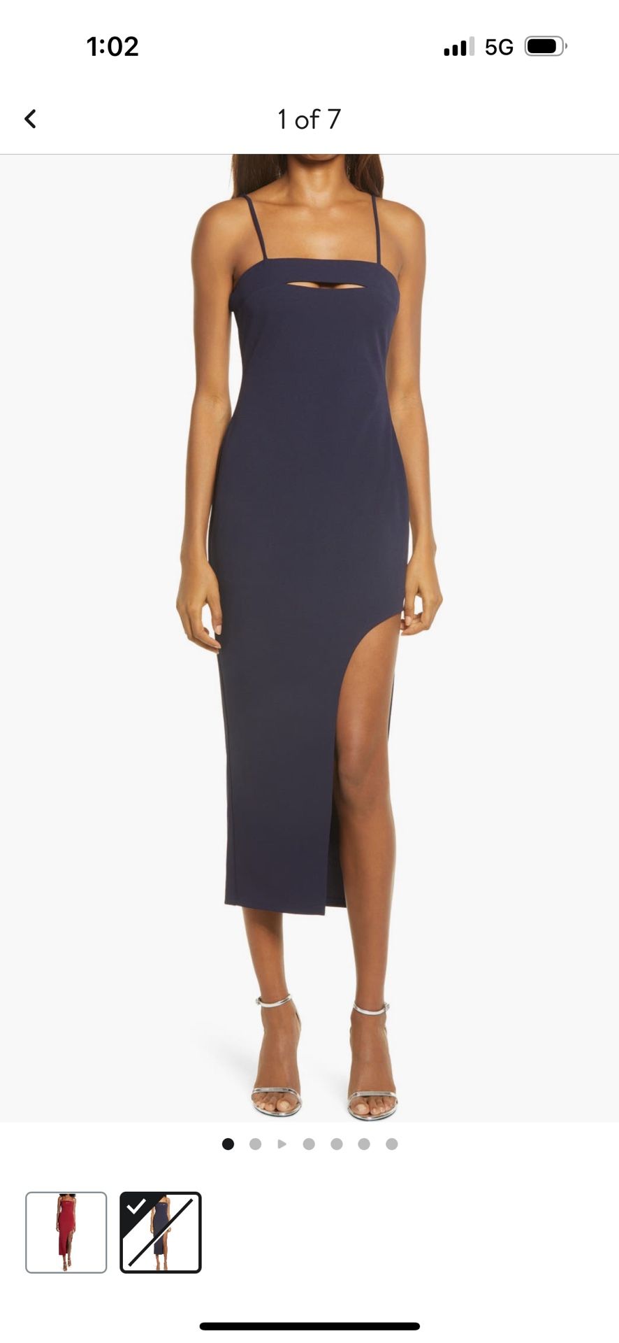 Lulus Stunned And Speechless Cutout Dress