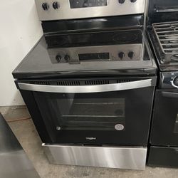 Whirlpool glass top range
