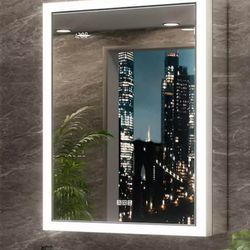 New-New-20 in. W x 26 in. H Medicine cabinet with LED lights